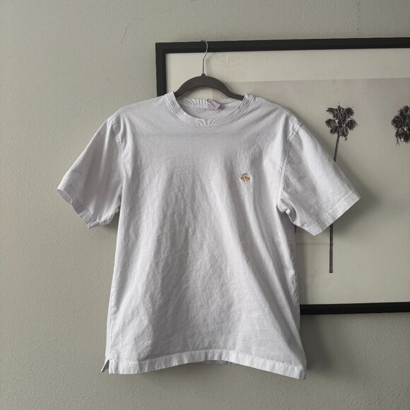 Brooks Brothers | NWOT Men's Classic Fitted T-Shirt in White Size Medium - Picture 3 of 7